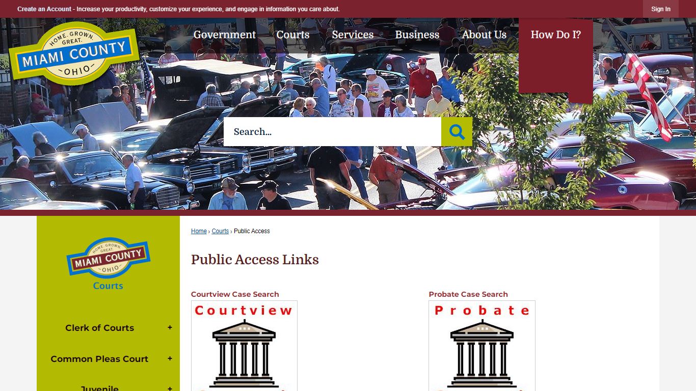 Public Access Links | Miami County, OH - Official Website